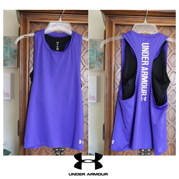 SOLD Under Armour Heat Gear 2-in-1 Muscle Tank Style #1298832 - Picture 15 of 15